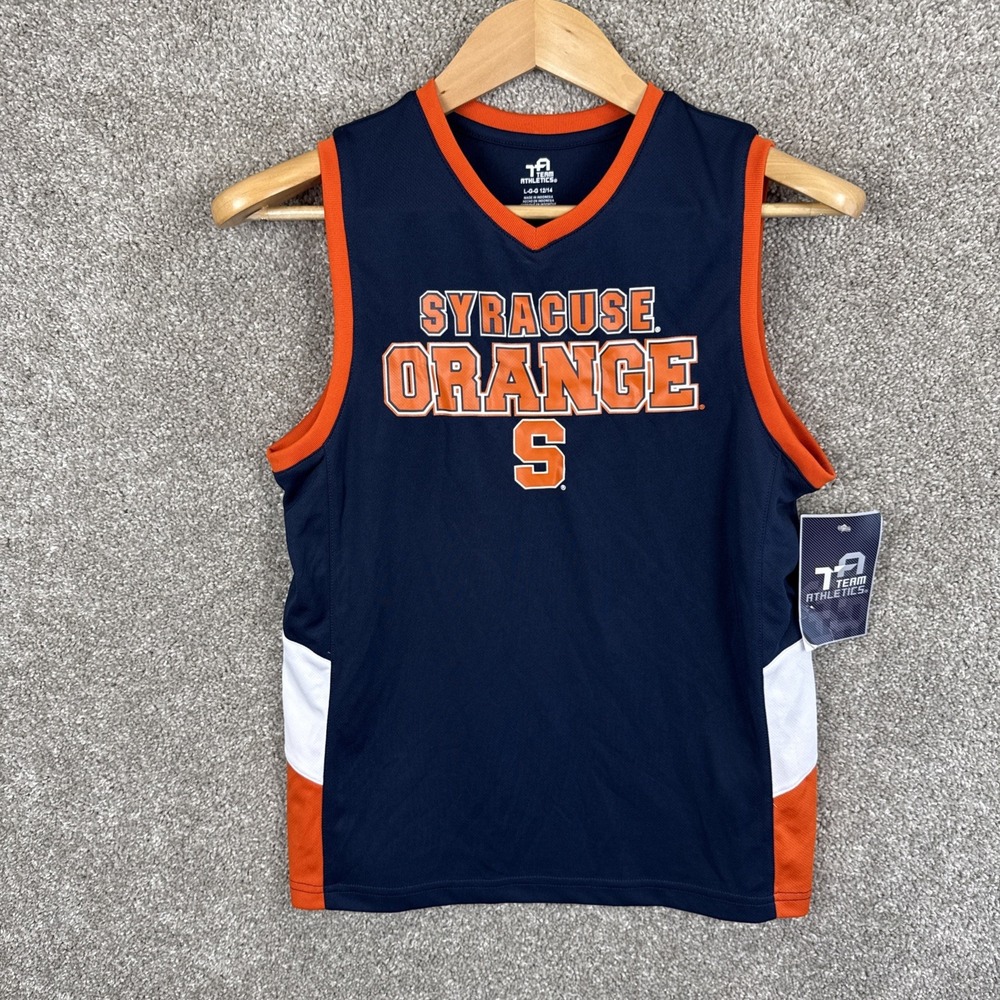 Team Athletics Syracuse Orange Basketball Jersey‎ Youth Large NEW